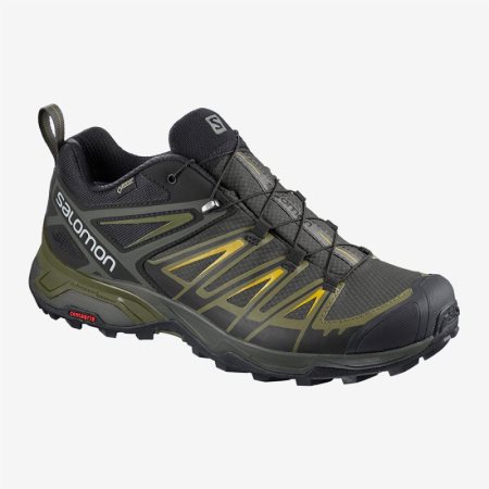 Salomon X ULTRA 3 GTX Mens Hiking Shoes Olive | Salomon South Africa